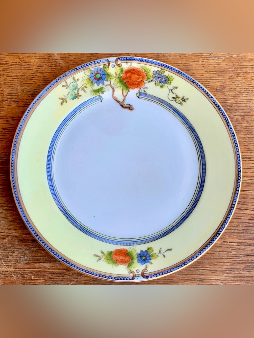 Early 20th Century Antique Discontinued Noritake Japan M 7” Bread Salad Plate